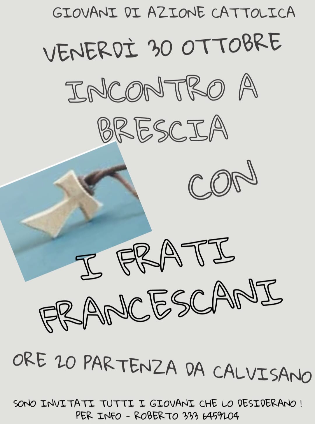 Giovani a Brescia con i frati francescani