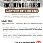 Raccolta del ferro a Mezzane, sabato 24 ottobre 2026: giornata di sensibilizzazione ecologica